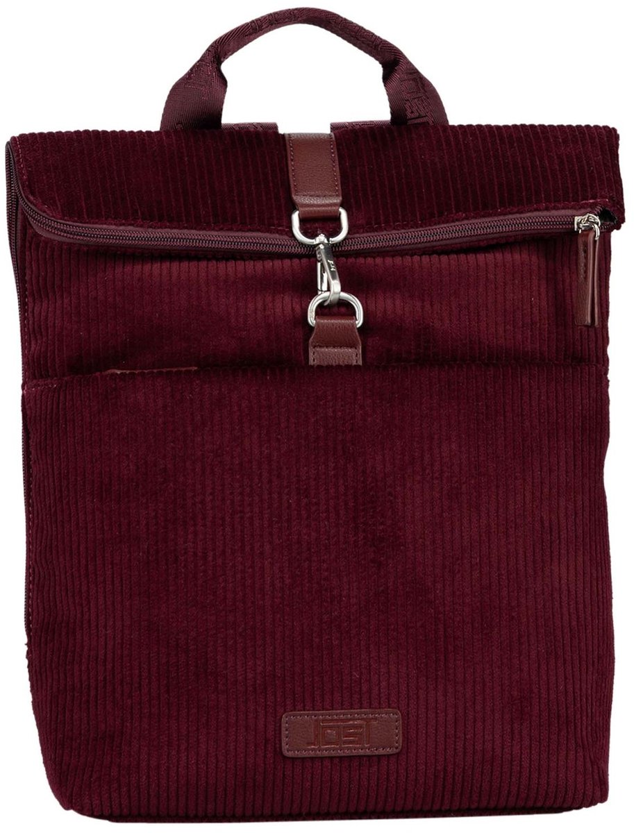 JOST rugzak Cord Backpack Burgundy wijnrood