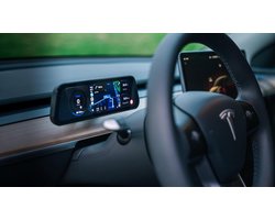 Digitaal Dashboard Geschikt voor Tesla Model 3 & Model Y – 9,6 Inch QLED Touchscreen – Head-Up Display met CarPlay & Android Auto – Anti-Reflecterend – Standalone Zonder Commander – Alle Modellen