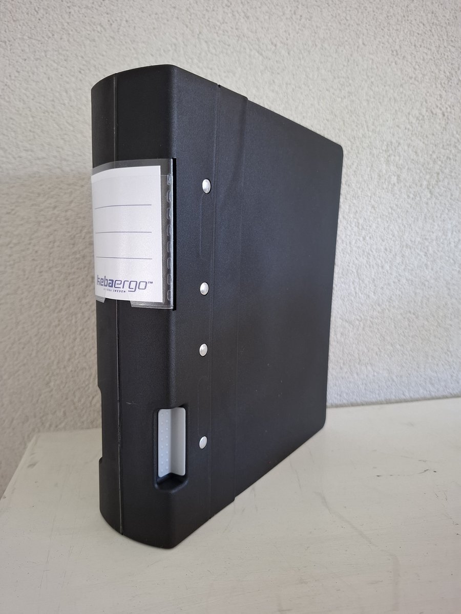 KEBA ergo map A5 Zwart/ Zwart 55mm 2-rings