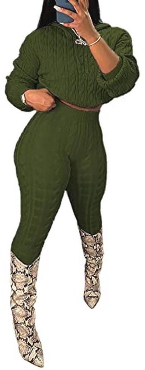 NRTHYE damesoverall - 2-delige skinny jumpsuit met geruite top - hoge taille, clubwear