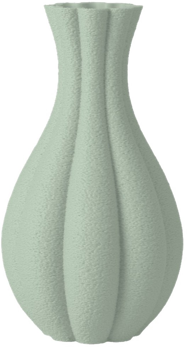 Layvo Fenno Vaas - Salie - 25 cm - droogbloemen vaas - japandi - gerecycled plastic