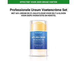 60% Ureum Voetencreme met 2% Salicylzuur – Klovenzalf - Urea Creme voor Zeer Droge Voeten - Klovenzalf
