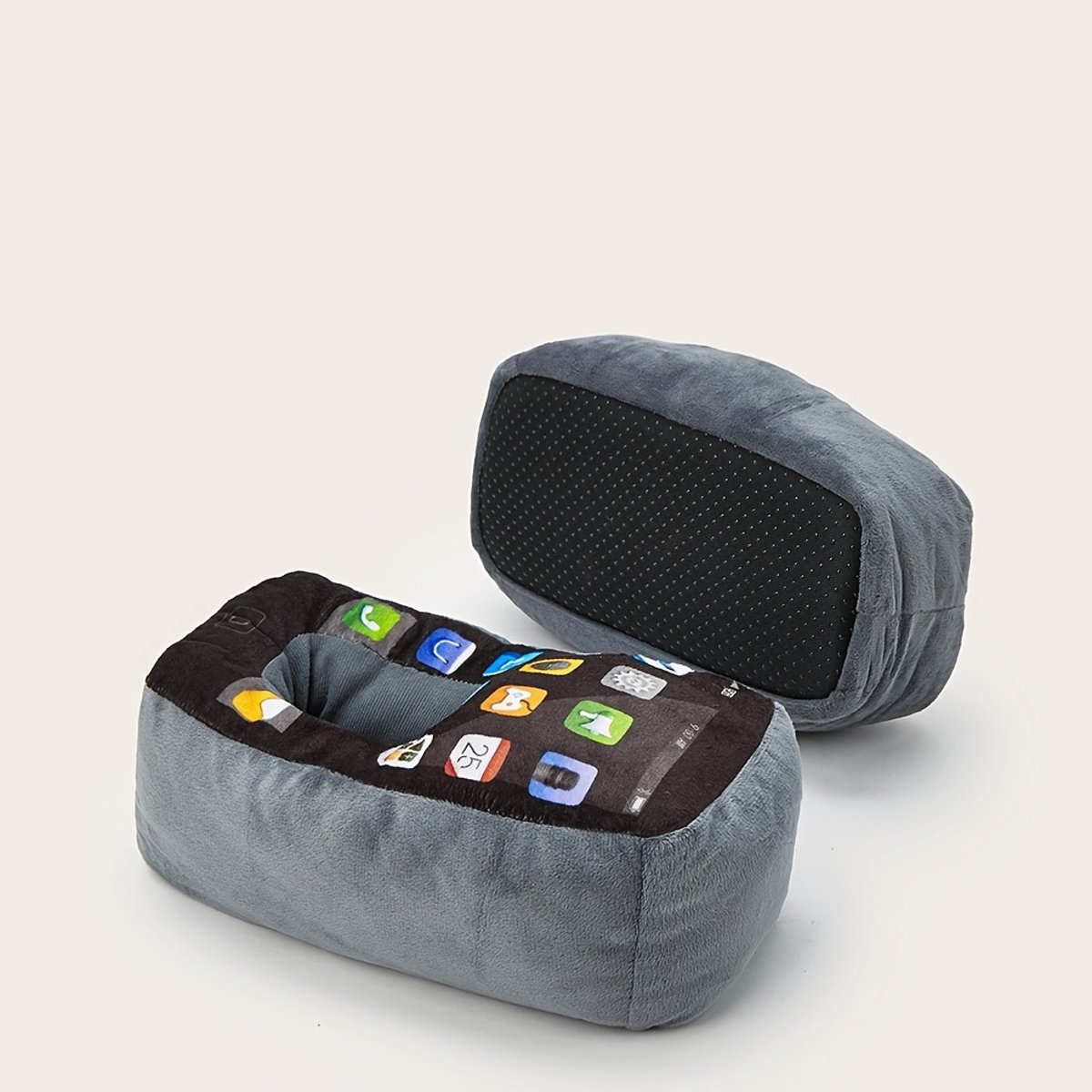 Grappige pantoffels | Telefoon sloffen | One size fits all maat 34 t/m 40 voor Kinderen, Dames en Heren | Telefoon Pantoffel | Zachte binnenschoenen | Meme Sloffen | Sloffen en Pantoffels maat 34, 35, 36, 37, 38, 39, 40