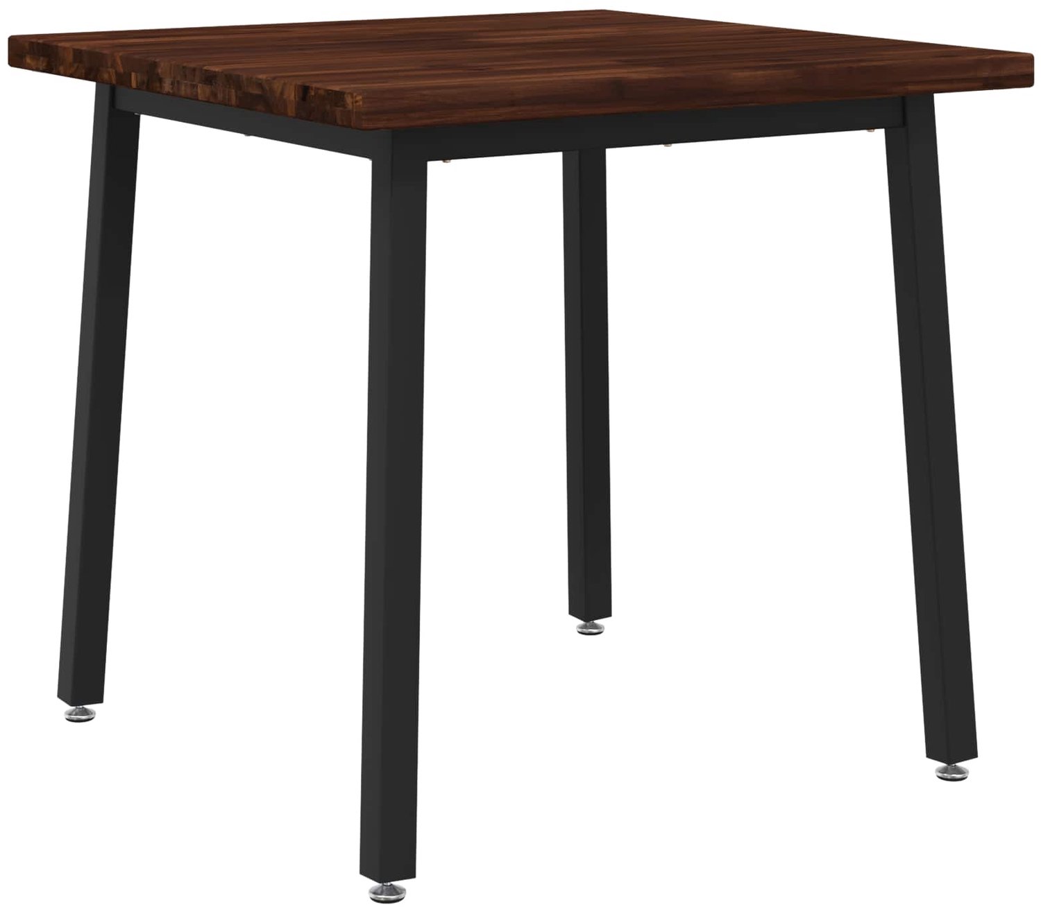 vidaXL Vierkante - Eettafel - 60 - x - 55 - x - 75 - cm - Massief - Acacia - Hout