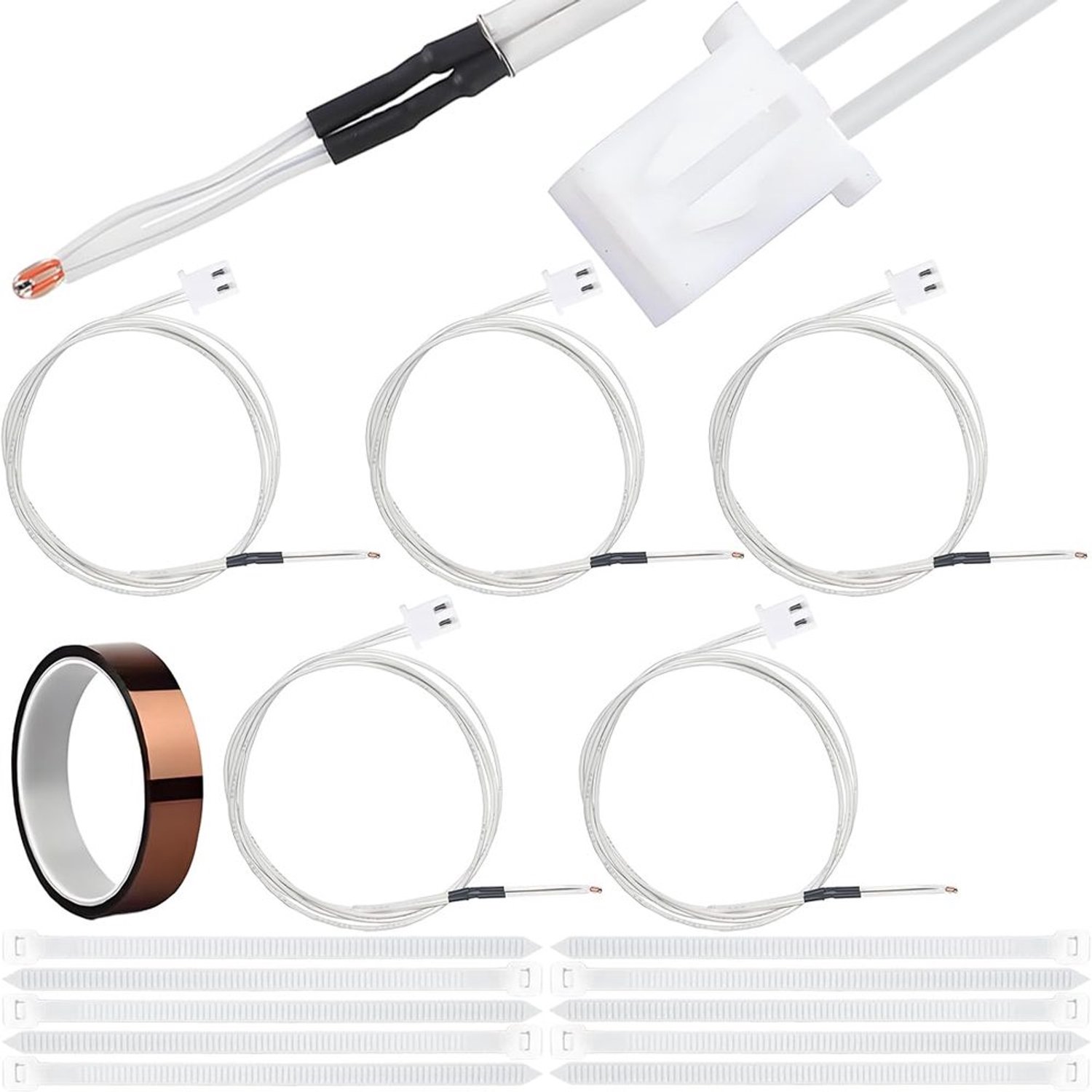 5 Stuks 100K 3950 Thermistor voor 3D-Printers
