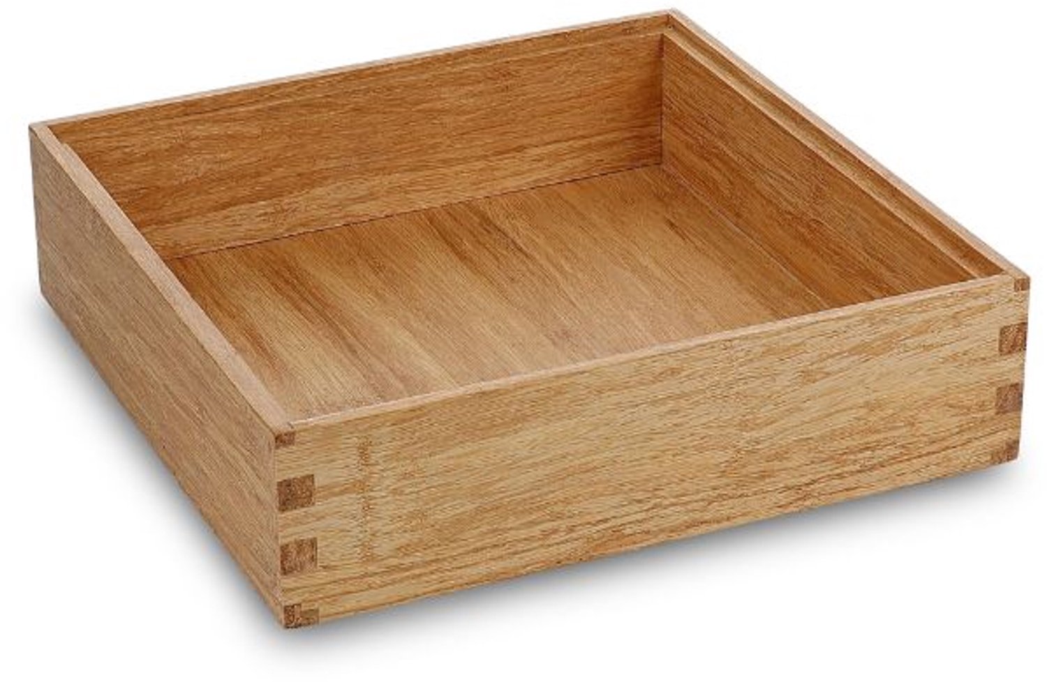 Fameilleur dienblad 24x24xH6,5cm bamboe Arbor - houten decoratief serveerblad, voor serveren, ontbijt en decoratie, voedselveilig, woondecoratie voor modern interieur, mooi als cadeau