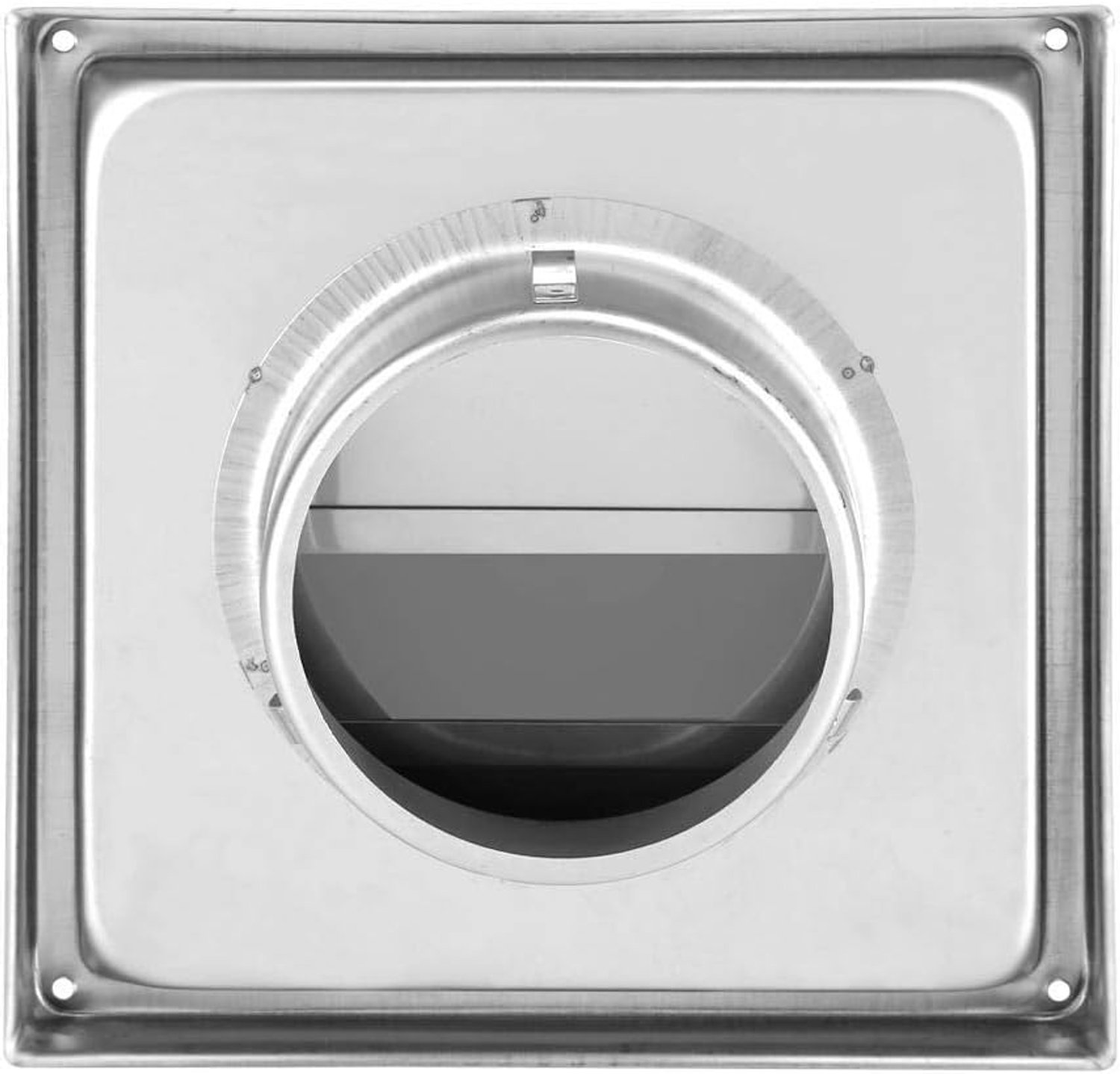 Dailygoods - Roestvrijstalen ontluchterrooster - Ventilatie - Duurzaam - 100 mm - Afzuigkap - Geschikt voor moderne woningen - Vierkant