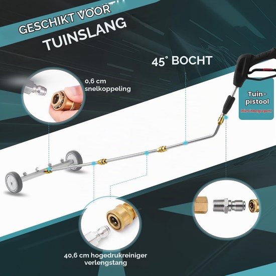 Ondervloerreiniger hogedrukreiniger auto, ondervloerreiniging — afbeelding 4