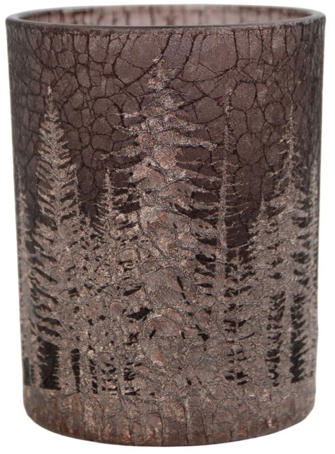 Mars & More Theelichthouder bos craquelé-effect bruin 8cm Multi