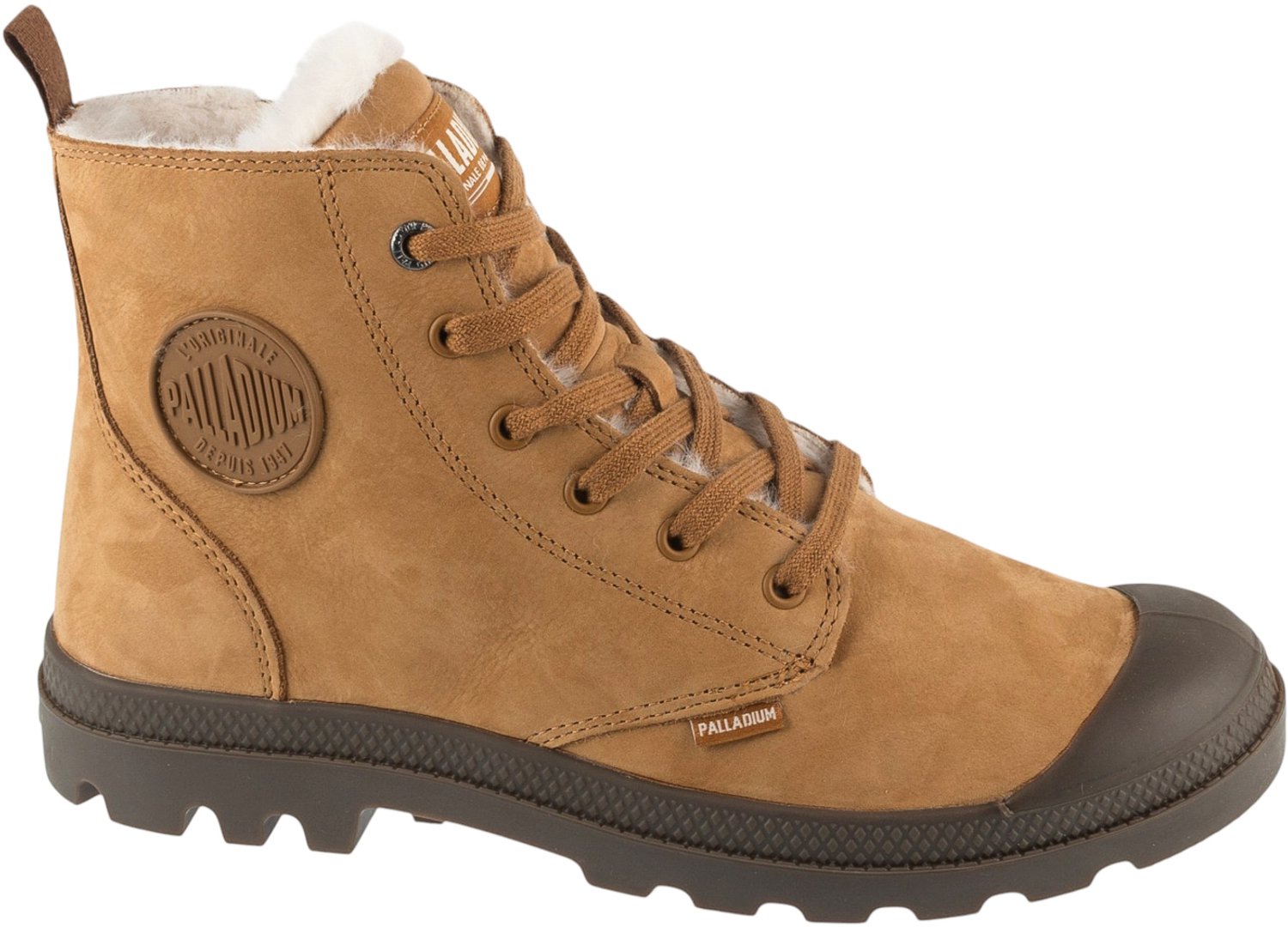 Palladium Pampa Hi Zip WL Mannen Laarsjes 5 Bruin