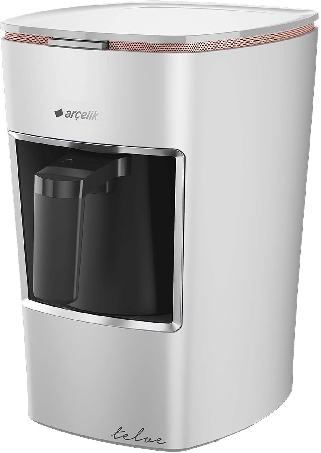 Turkse Koffiemaker - 670 W met een-touch bediening - Zwart