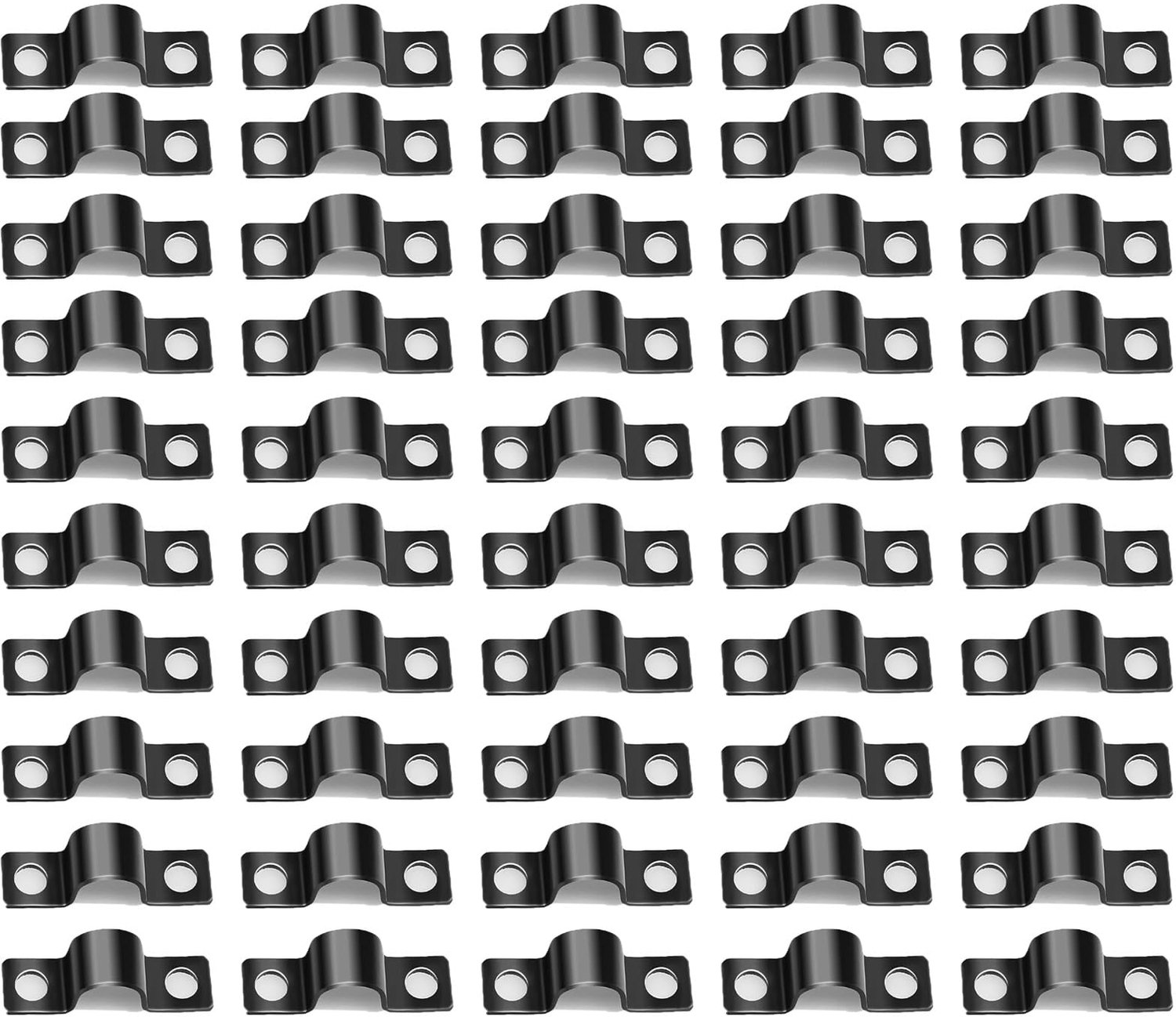 Slangklemmen 50 Stuks - Metalen Klemmen - U-vorm - Bevestigingsset - Antioxidant - Voor Waterafvoerleidingen