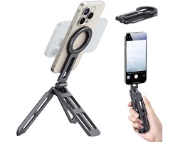 Magnetische Smartphone Tripod - Vouwbare Aluminium Houder - Geschikt voor MagSafe