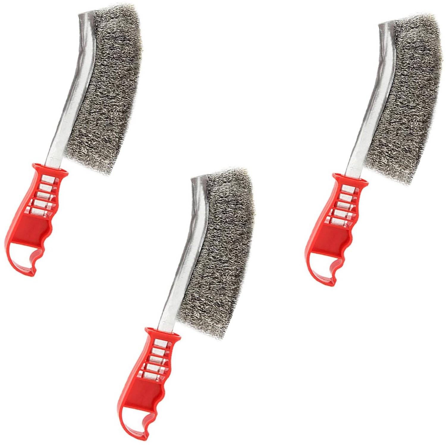 Set van 3 Roestvrij Stalen Draadborstels voor Reiniging