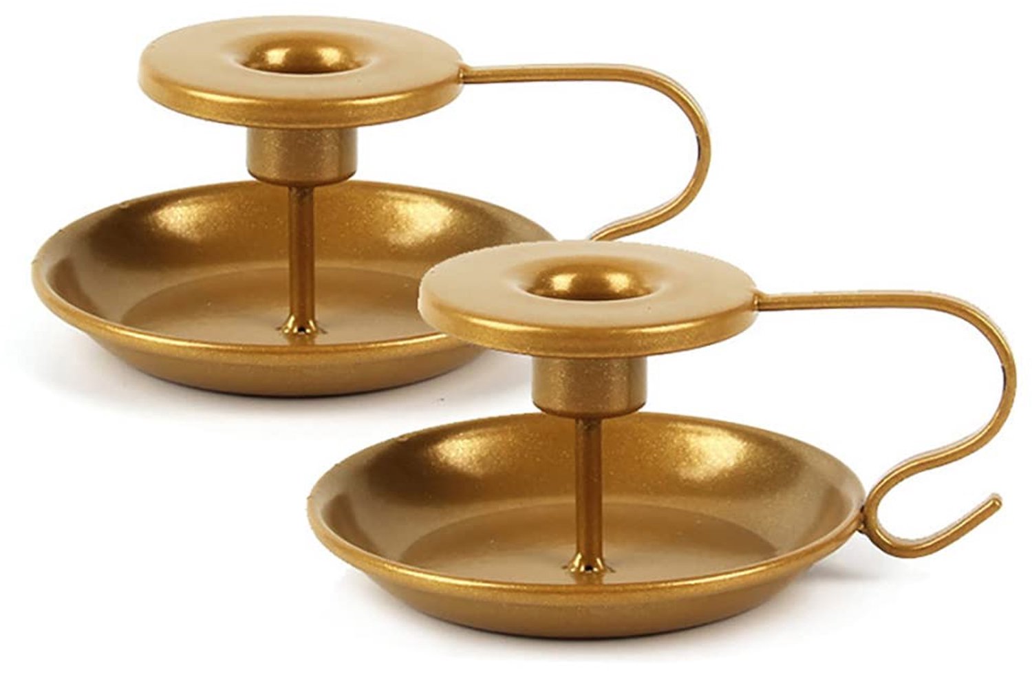 Theelichthouders 2 Stuks - Retro Design - Hoogwaardig Ijzer - Geschikt voor Standaard Kegels - Duurzaam en Robuust - Perfect voor Valentijnsdag - Kandelaar