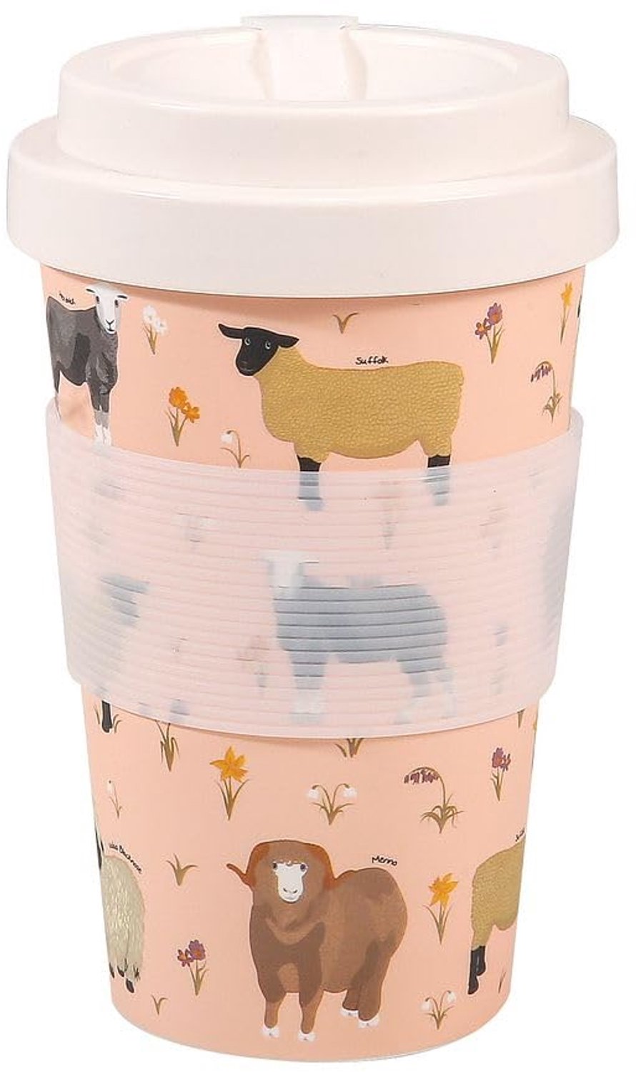 Gerecycled Reiscup van 400ml, Magnetron- en Vaatwasserbestendig