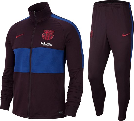 vertegenwoordiger Port Suri Nike FC Barcelona Dri-Fit Strike Trainingspak - Maat M - Mannen -  donkerrood/blauw/rood | bol.com