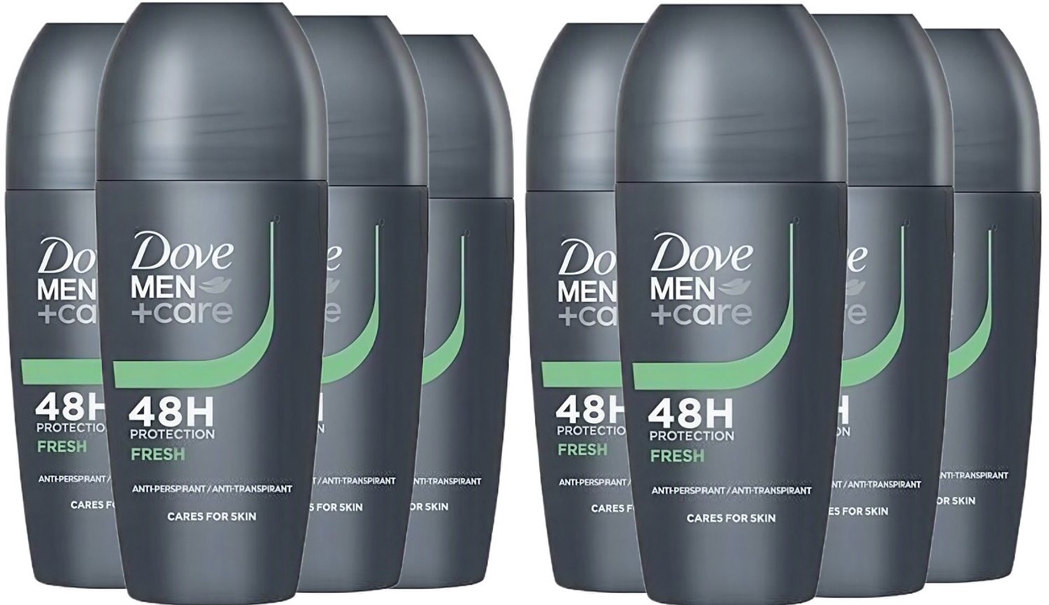 Dove Deo Roller - Men Care Fresh - 8 x 50 ml Voordeelverpakking