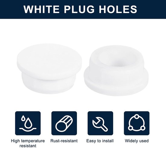 Set van 2 Rubberen Stoppen voor 32-33mm Gaten — afbeelding 5