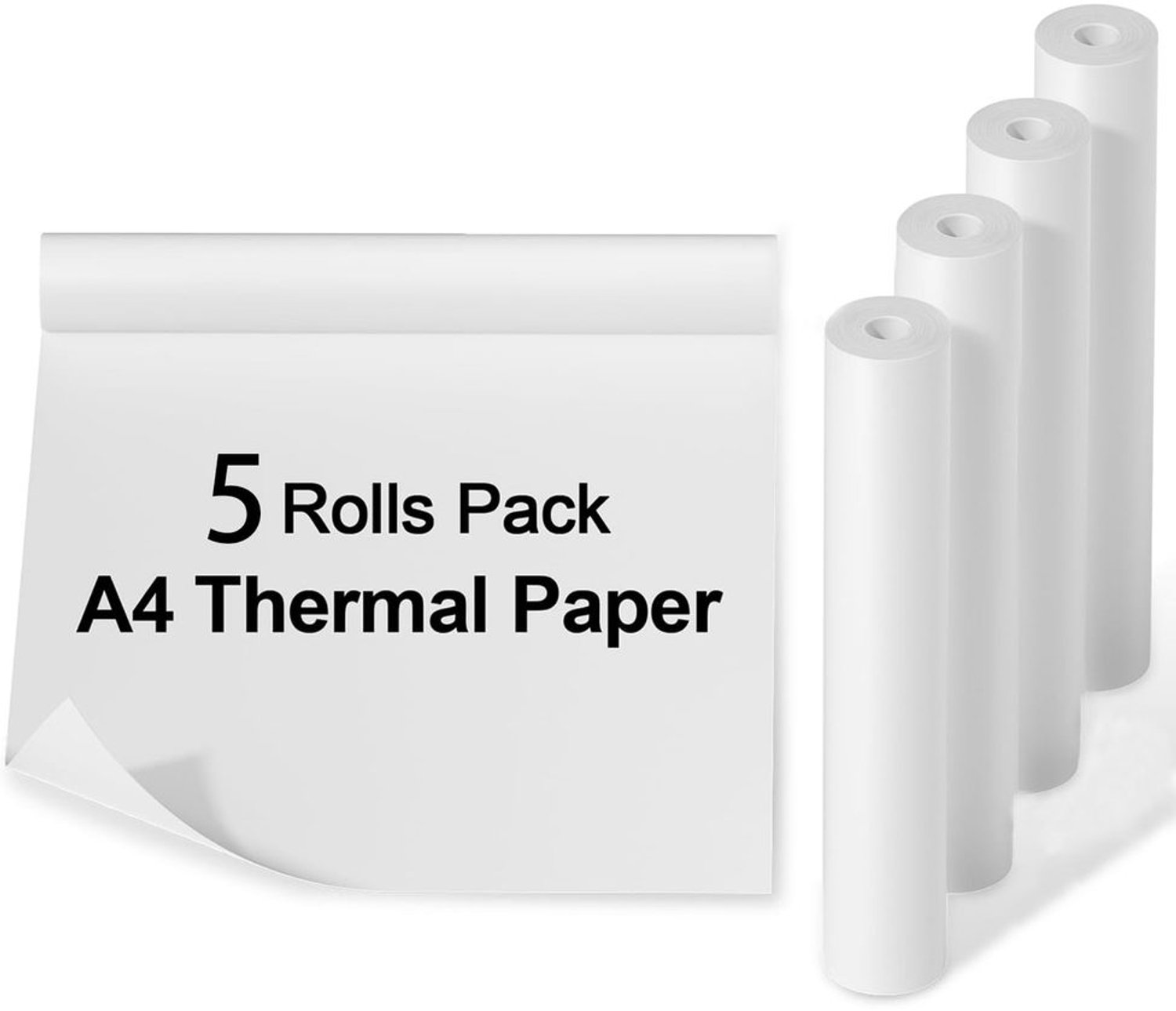 5 Rollen Thermisch Papier A4 voor Printer