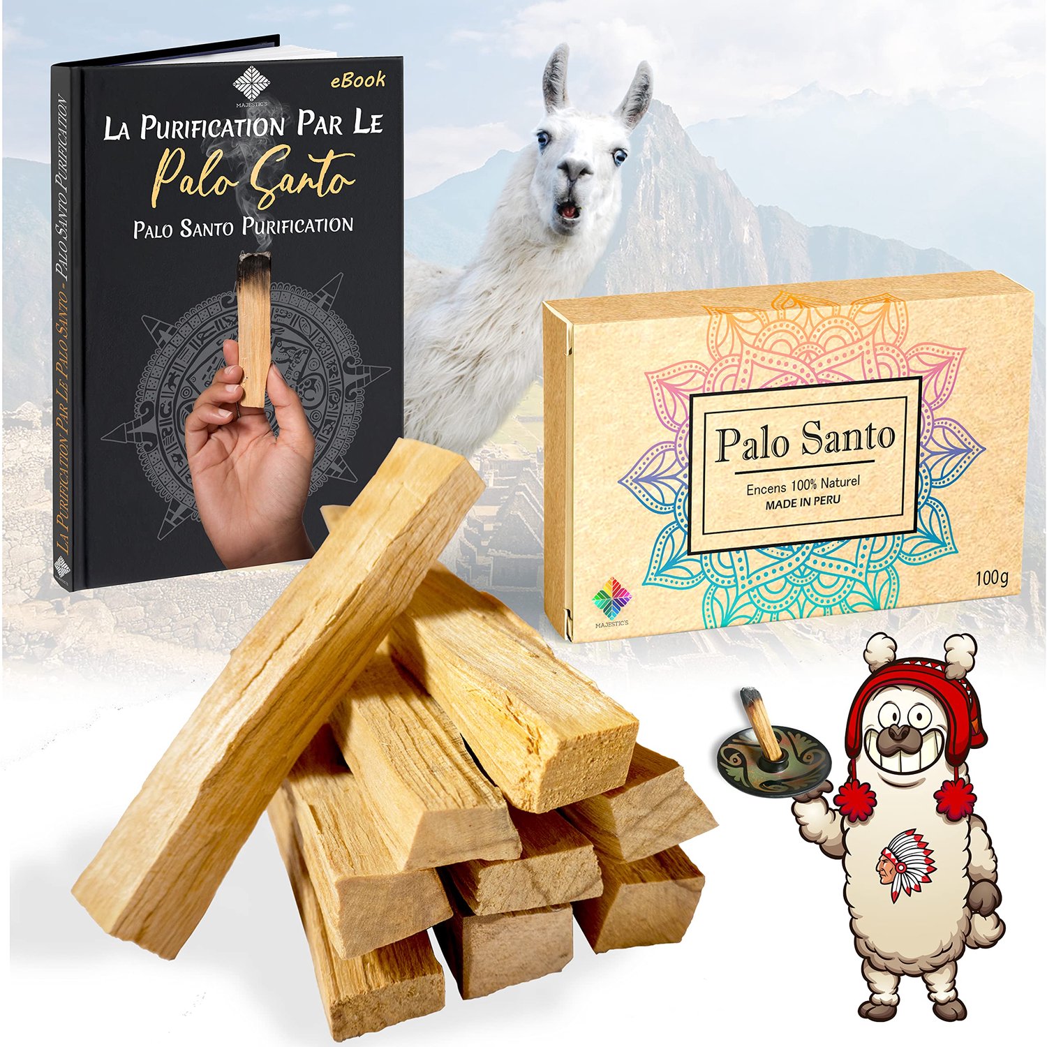 Palo Santo Sticks met E-book - 100 g