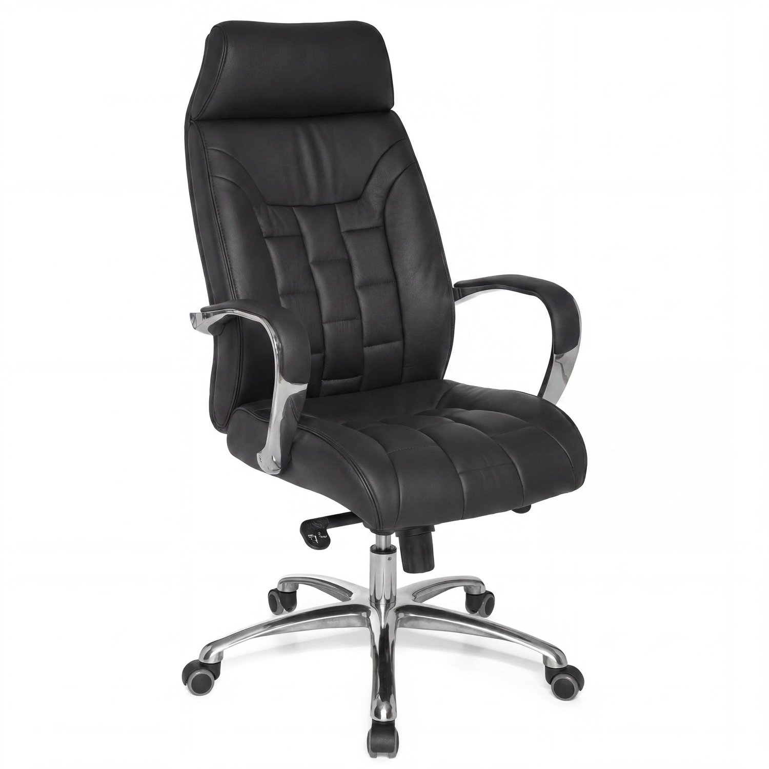 Cosmo Casa Bureaustoel - Ergonomisch - Zwart - Directiestoel - Met armleuningen
