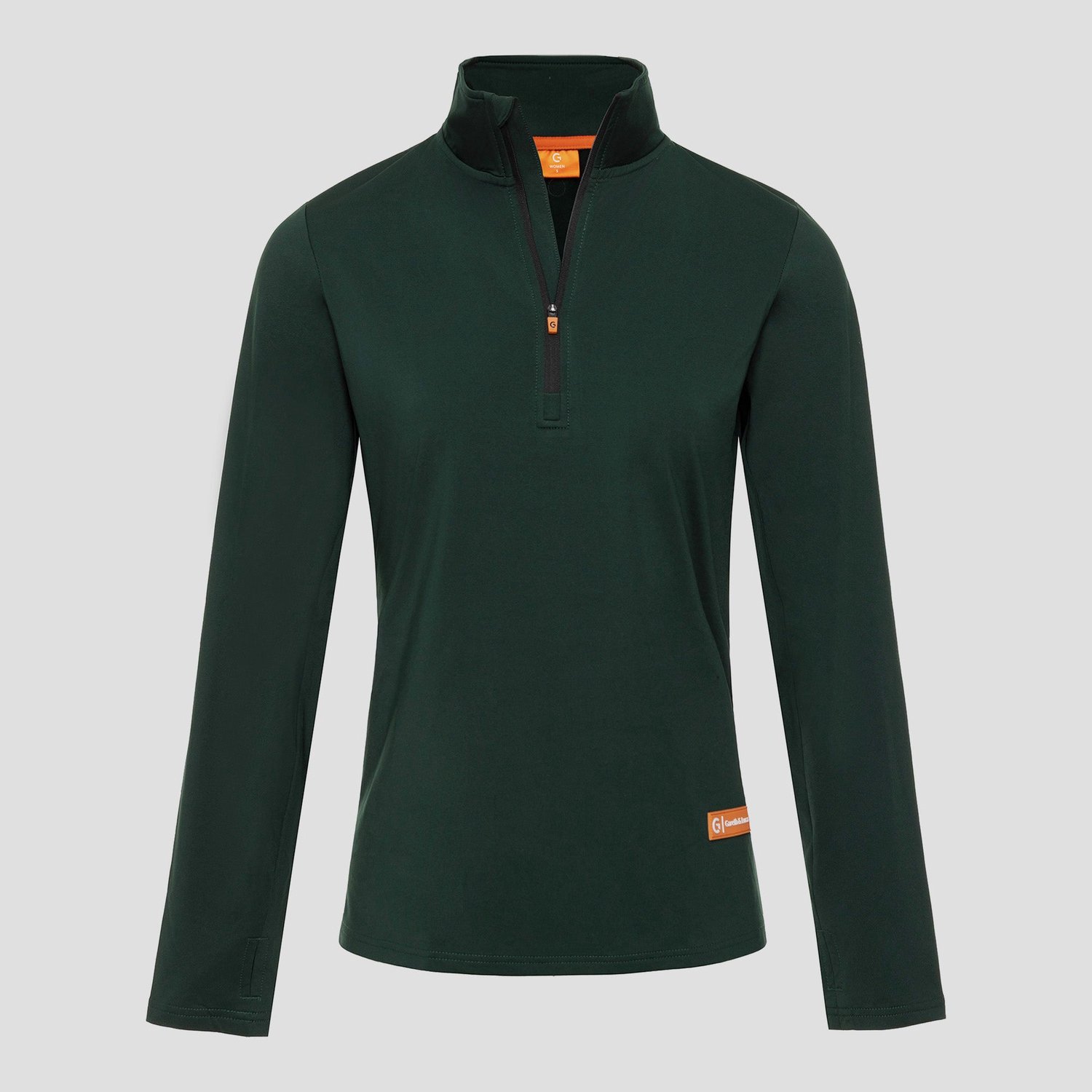Gareth & Lucas - NEO Skipully Green - XS - 100% Gerecycled Polyester - Dames - Midlayer Sportshirt - Wintersport