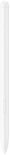 Witte Samsung stylus met een dunne knop aan de zijkant.
