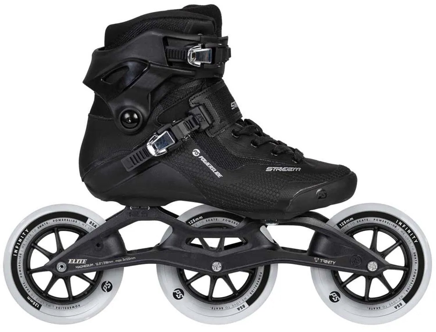 Powerslide Ps Stream Classic 125 Inline Skates Zwart