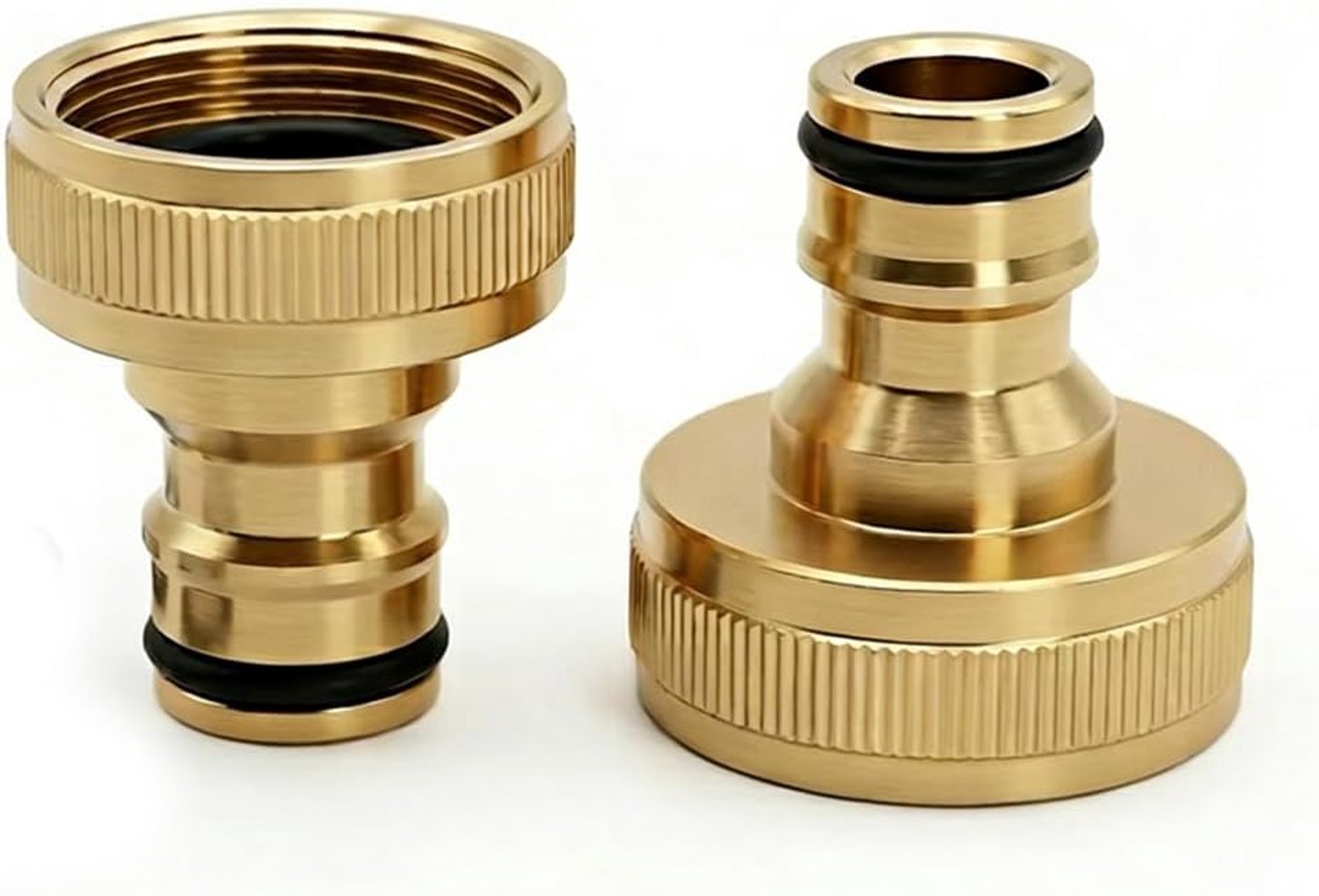 SnelShoppen - Kraanadapter Tuinslang 1 Inch Messing Binnendraad - Universele Compatibiliteit voor Gardena en Standaardsystemen - Ideaal voor Tuin en P