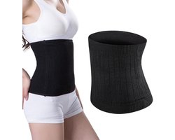 Zouwel Belly Warm Waist Belt Back Warmer Cashmere Kidney Lower Back Support Belt Brace Belly Stomach Kidney Trimmer - ShopVlot
