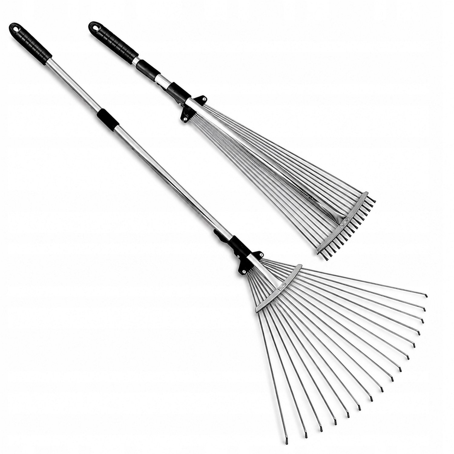 Verstelbare Metalen Bladhark met Steel - 56 cm Breed