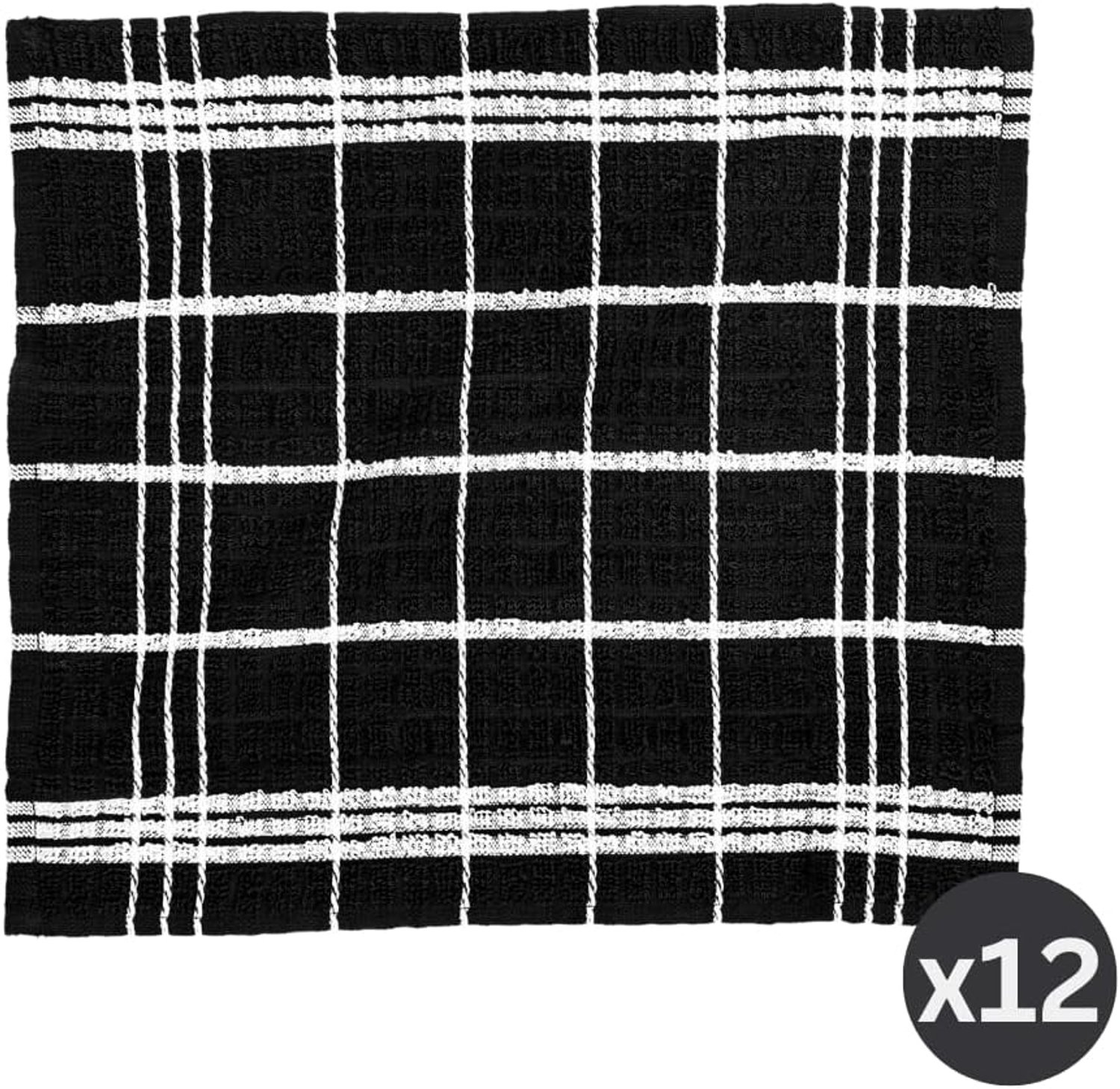 Tiseco Home Studio - Dishcloth OMAN - SET/12-100% cotton - terry cloth - ultra-absorbent - quick-drying - ShopVlot