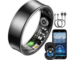 BANLVS 2026 Smart Ring Uomo Donna, Android iOS, Nero, 67,8 mm (12) - ShopVlot