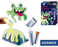 KOSMOS Slime Galaxy - Experimenteerset - Maak Zelf Glow in the Dark Slijm - 6 Ruimte-experimenten met Glitter, Ogen en Slime Alien - STEM Speelgoed - Vanaf 8 Jaar