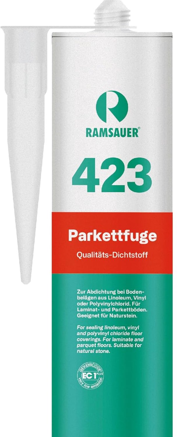 Ramsauer 423 Parquet joint, hybrid sealant, no smell, odourless and silicone-free (dark oak) - ShopVlot