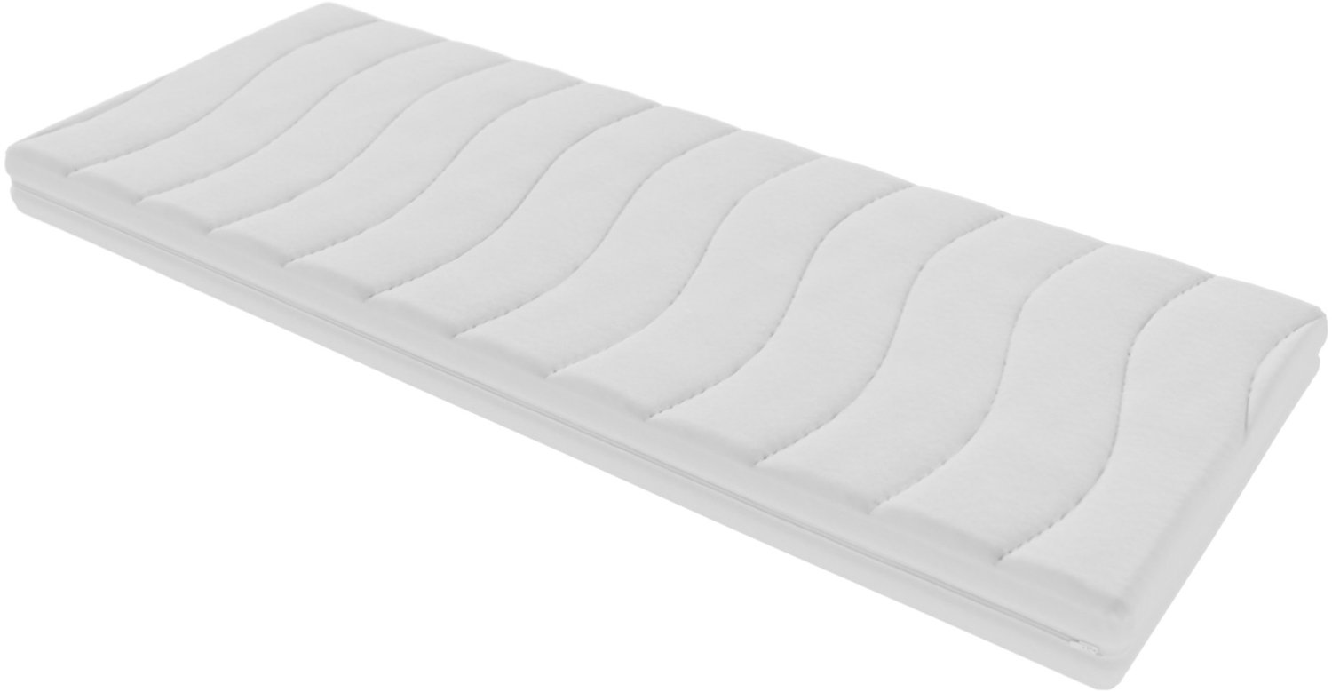 Toros Bedden 80x200x14 - Koudschuim -Anti Allergisch - Afritsbare Hoes - Wit - Premium Kwaliteit