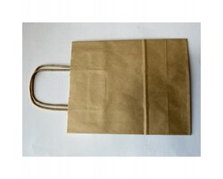 ECOBAG Bruine Papieren Zak 180x80x225mm - 250 Stuks