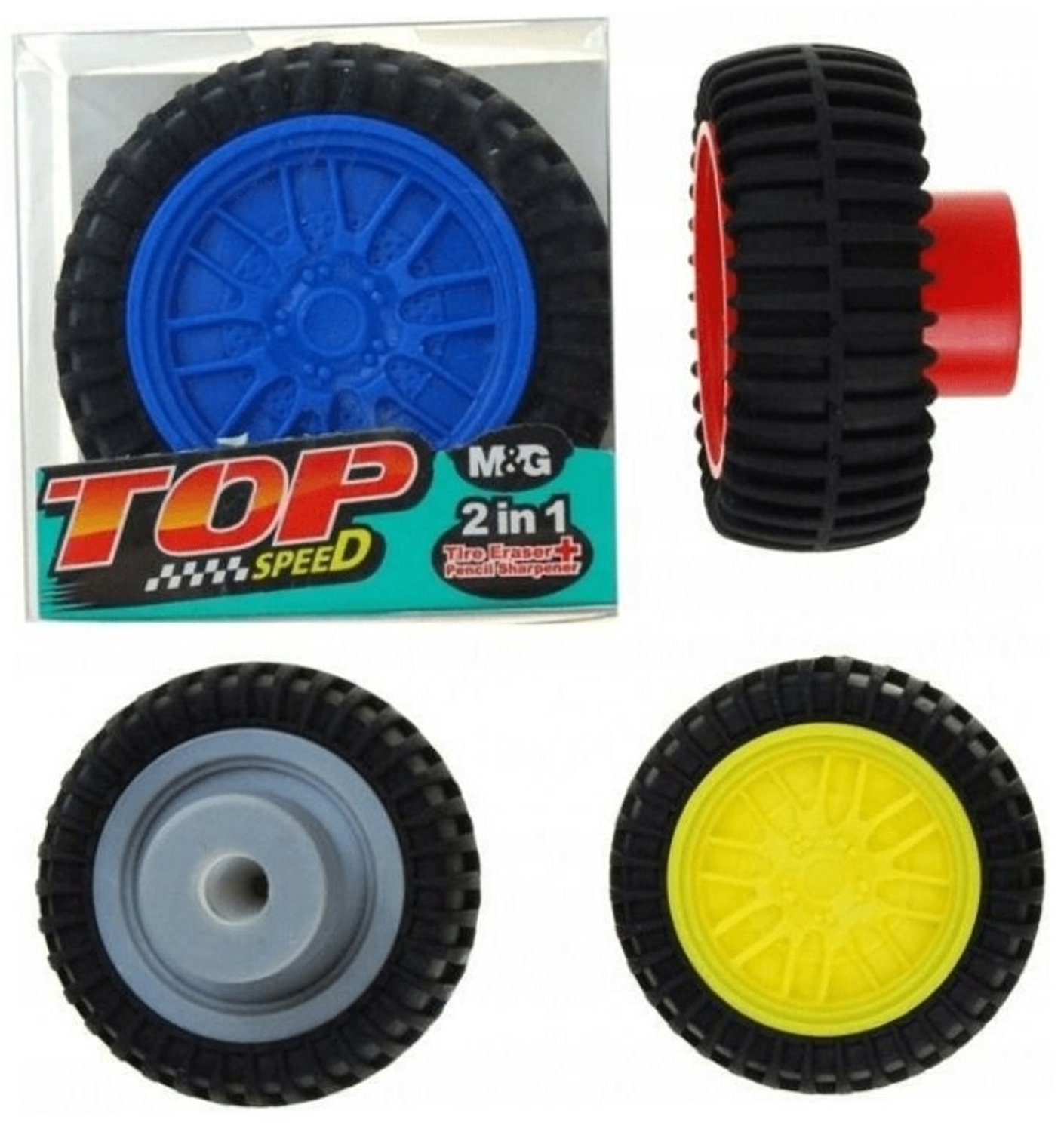 Merkloze Gum & Slijper 2-in-1: Raceauto Design