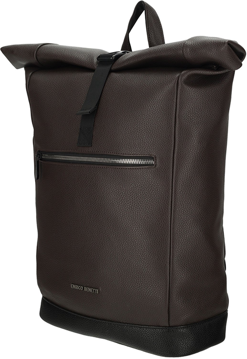 Enrico Benetti Siena Rolltop Laptoprugzak - 17 inch - Bruin