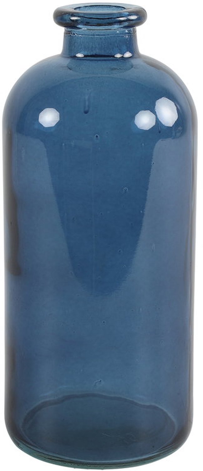 Countryfield Vaas Dawn Glas Blauw ø11 cm - Hoogte 25 cm
