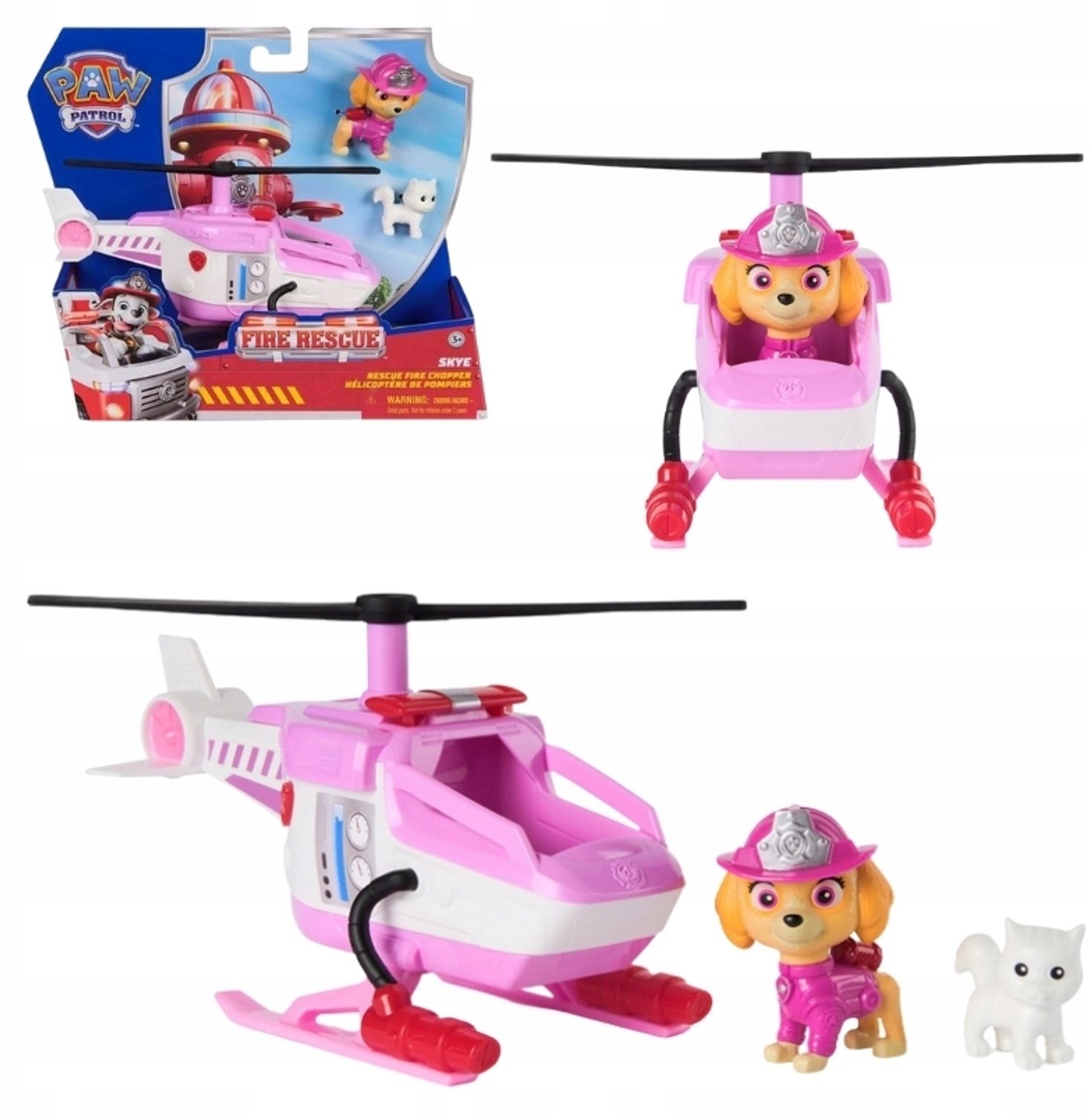 PAW Patrol - Brandweerredding - Skye's brandweerhelikopter - speelgoedvoertuig met speelfiguur — afbeelding 15