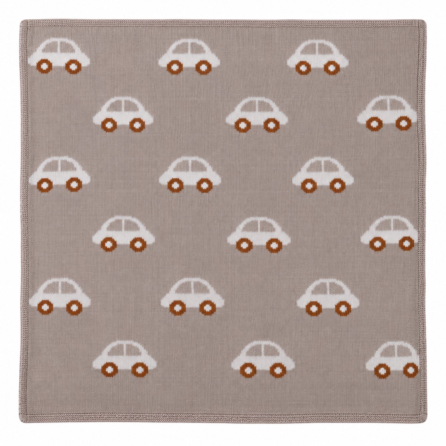 Babydeken met Auto Print – Baby Dekentje 85x85 cm – Zachte Warme Deken – Wieg & Kinderwagen