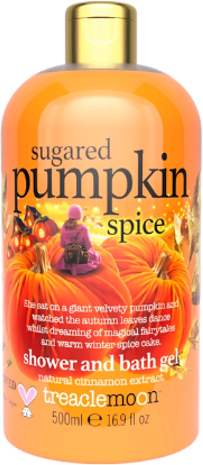 Herfst Douchegel Sugared Pumpkin Spice - Treaclemoon | 1x500 ml | Verzorgende Douchegel | Verzorgingsproducten Herfst Winter Limited Edition 2026
