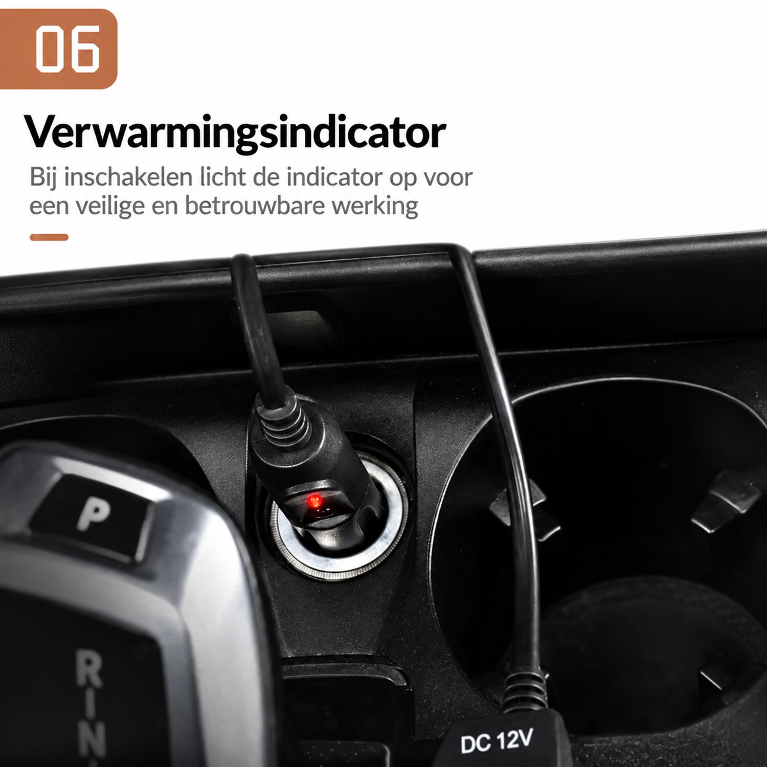 Deniva - Stoelverwarming Auto - Verwarmd Autostoelkussen - Warmtekussen - 12V - Universeel - Rug & Zitting - 2 Stuks - Zwart – foto 3