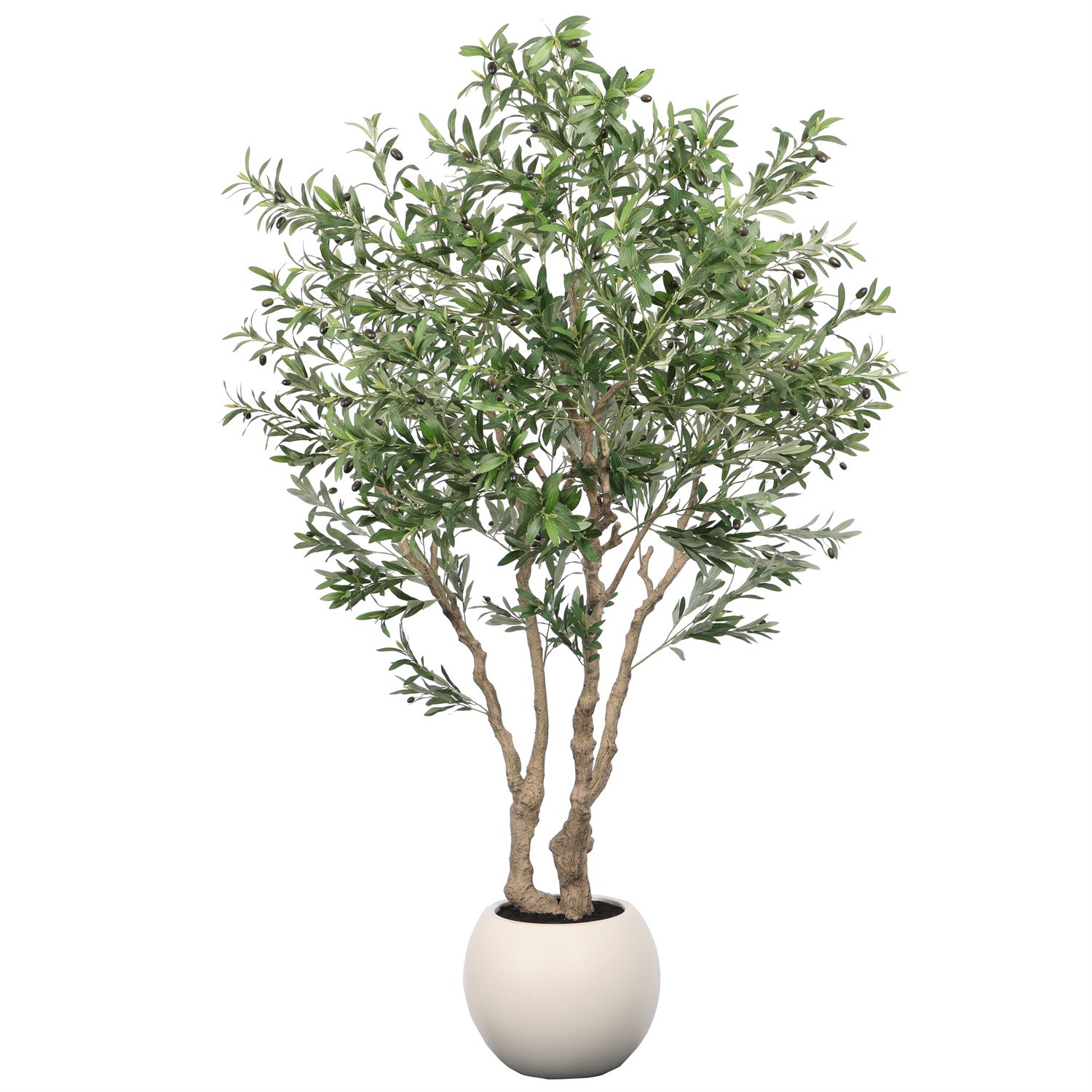 AVH-Collectie Kunst olijfboom robuust met pot H240 cm