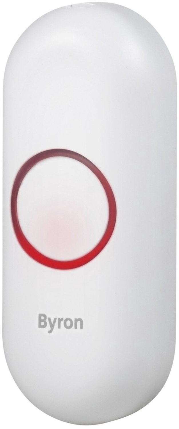 Byron DBY-23512 - Deurbel Draadloze set - 175m Bereik - IP44 waterdicht - Wit — afbeelding 4