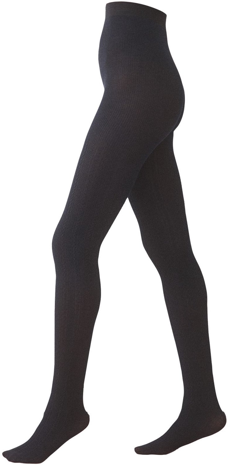 Next Dames - Warme kabelgebreide maillot - Blauw Navy Blue