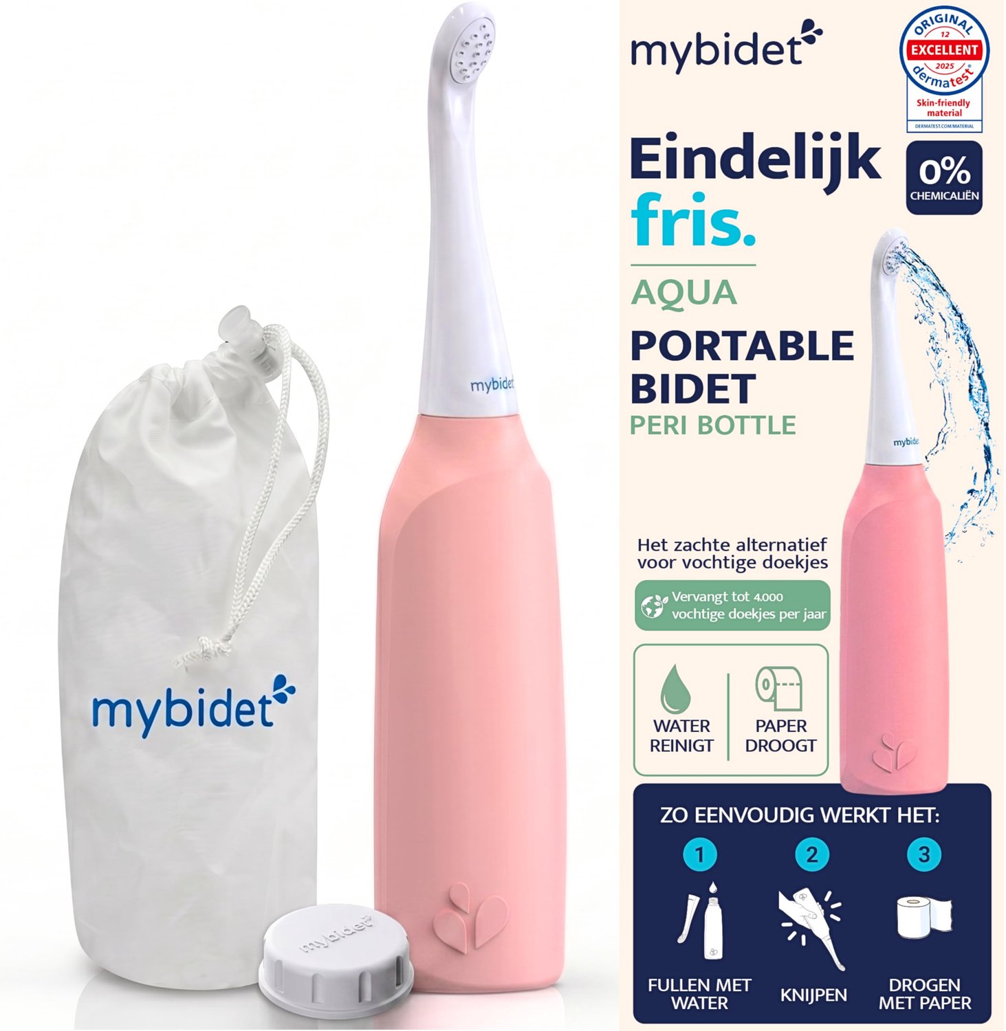 Draagbare Bidet en Peri Fles voor Persoonlijke Hygiëne