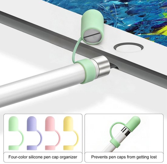 Set van 6 Magnetische Caps voor Apple Pencil — afbeelding 3